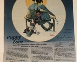 vintage Norman Rockwell Puppy Love Order Form Print Ad Advertisement 198... - £6.22 GBP