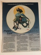 vintage Norman Rockwell Puppy Love Order Form Print Ad Advertisement 198... - £6.20 GBP