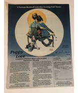 vintage Norman Rockwell Puppy Love Order Form Print Ad Advertisement 198... - £6.22 GBP