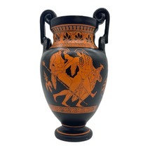 God Zeus seizes Ganymedes Vase Homosexual Gay Love Ancient Greek Pottery Ceramic - £96.54 GBP