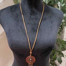 Women Dream Catcher Hollow Tassel Chain Pendant Necklaces - $25.00