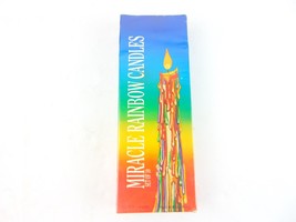 Vintage Miracle Rainbow Candles Set Of 10 - £23.37 GBP