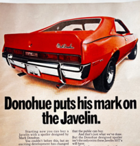1970 American Motors Javelin Advertisement Vintage Automobilia Mark Dono... - $24.99