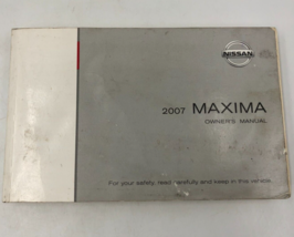 2007 Nissan Maxima Owners Manual Handbook OEM L04B44027 - $15.87