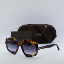 TOM FORD FT0789 53W Blonde Havana/Gradient Blue 55-19-140 Sunglasses New Auth... - £148.72 GBP