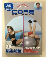 Gunnar Peterson CORE SECRETS 25-Minute &amp; Accelerated Workouts Tested Wor... - £7.77 GBP