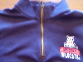 University of Arizona "WILDCATS" Blue 1/4 Zip SweatShirt NWT Adult Size ... - $19.79