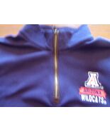 University of Arizona "WILDCATS" Blue 1/4 Zip SweatShirt NWT Adult Size ... - $19.79