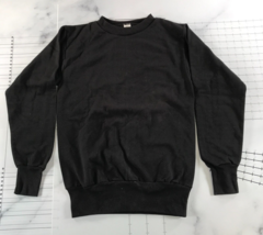Vintage Medallion Rundhalsausschnitt Sweatshirt Herren S Schwarz Baumwol... - $39.59