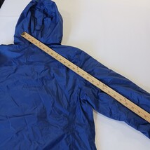LL Bean #293745 Misses Size M Reg Blue Hoodie Full Zip Nylon Jacket Pockets  image 8