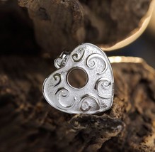 Hole-in-my-heart Ash Holder Pendant w/ Chain &amp; Accessories - $215.00