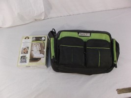 Eddie Bauer Places &amp; Spaces Duffle Diaper Bag With baby 2 in 1 headrest ... - $18.22