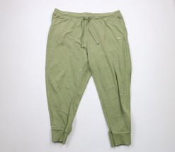 Nike Dri-Fit Womens Size 3X Mini Swoosh Get Fit Cuffed Sweatpants Joggers Green - $44.50