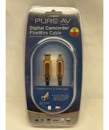 New - Pure AV Belkin Digital Camcorder FireWire Cable 4-pin To 6-pin - £4.48 GBP