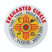 Enchanted Circle Taos Eagle Nest Red River New Mexico Sticker Decal - £2.68 GBP