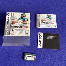Madden NFL 06 (Nintendo Game Boy Advance) GBA CIB Complete w/ Box Protector - £12.53 GBP