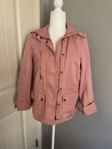 Women’s Cotton Light cable jacket, rose pink, Size Small - $29.00