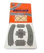 LIONEL FASTRACK LOT FIGURE 8 TRACK PACK ADD ON 3 rail layout train fast ... - $1,461.19 MXN