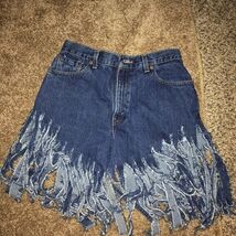 Levi 550 Relaxed Fit Fringe Shorts - $24.99