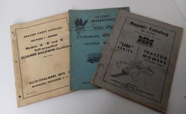 Vintage Allis Chalmers Minneapolis Moline    Catalog Manual Lot Gleaner ... - $29.70