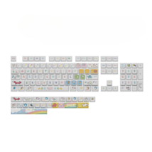 Anymob Keycap Keyboard Rainbow Animal Theme 127 Keys Sublimation DIY Cus... - $58.90
