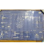 Star Wars Rebel Alliance Fleet Blue Schematic Poster 36&quot; X 24&quot; - €17,36 EUR