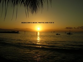 Digital Image Photograph Kaanapali Hawaii Sunset .JPE - £0.69 GBP