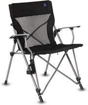 Black Hardarm Folding Chair And Macsports Mesh Outdoor Camping Carry Bag. - £51.19 GBP