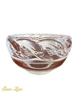 VINTAGE 1962-1964 TIFFANY &amp; CO. SIGNED CRYSTAL DANCING WITH DOLPHINS LAR... - $275.00