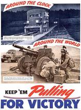 Around The Clock - Keep &#39;Em Victory - 1940 - World War II - Propaganda M... - $11.99