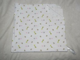 Just one You Zoo Jungle Animal Baby Girl Flannel Cotton Swaddle Blanket Monkey - £19.73 GBP