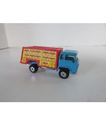 Yatming HO Scale Coca Cola Delivery Truck Diecast Plastic Red Blue Japan H3 - $14.20