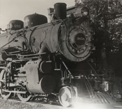 Atchison Topeka &amp; Santa Fe Railway Railroad ATSF #1858 2-6-2 Locomotive Photo - $12.19