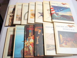 13 Hardcover American Heritage Magazines of History 1969-75 - £23.97 GBP