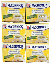 6 Pack McCormick Chamomile Tea 10 Bags Caffeine Free .42oz  bb 1-9-25 - $24.99