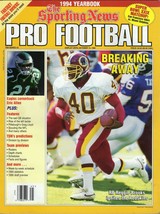 VINTAGE 1994 Sporting News Pro Football Yearbook Reggie Brooks Eric Allen - $14.84