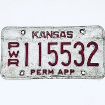  United States Kansas Permanent Power Unit License Plate PWR 115532 - $18.80