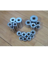 18 Pcs. Vintage Craftsman Socket Assorted 7/16&quot; To 1 1/4&quot; - $34.65