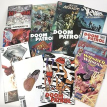 Comic book lot of 16 Doom Patrol Superman Wonderwoman Xmen Deadman DC Marvel - £23.32 GBP