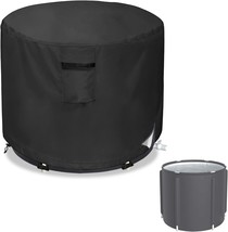 Cover Only, Black, For Outdoor Ice Bath Tub For Freestanding Bathtubs, P... - £26.74 GBP