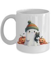 Generic Cute Ghost Mug, Fall Season Coffee Cup For Halloween Lovers, Whi... - £14.92 GBP+