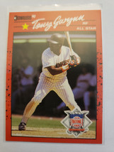 1990 Donruss Tony Gwynn No Dot Error San Diego Padres All Star Game - £1.53 GBP