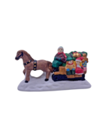Grandeur Noel Christmas Village Piece Figure Children Sleigh Horse Victo... - €25,98 EUR