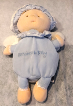 Baby Ty Blessings To Baby Angel Plush Blue 10  Size Shell 100% Tylux - $11.03