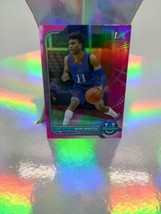 2021-22 Bowman University Basketball #4 Remy Martin Kansas Jayhawks PINK ✨ - £1.24 GBP