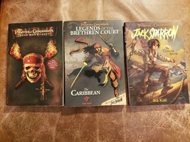 Lot 4 Rob Kidd Disney Pirates of the Caribbean Jack Sparrow Paperback Books VG - £10.27 GBP