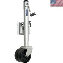 Swivel Trailer Tongue Jack, Dual Wheel - 1500 Lbs. Capacity, Steel - $277.68