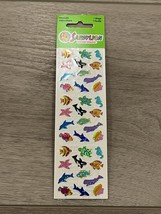 Vintage SandyLion Prismatic Mini Colorful Tropical Fish Stickers Sealed - €6,56 EUR