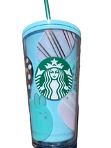 Starbucks 2020  Cold Cup Tumbler Easter Eggs Bunny 16 oz  - £14.62 GBP