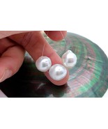 Stunning Rare AA+ South Sea Bright Platinum White Iridescent Australian ... - $174.30 CAD